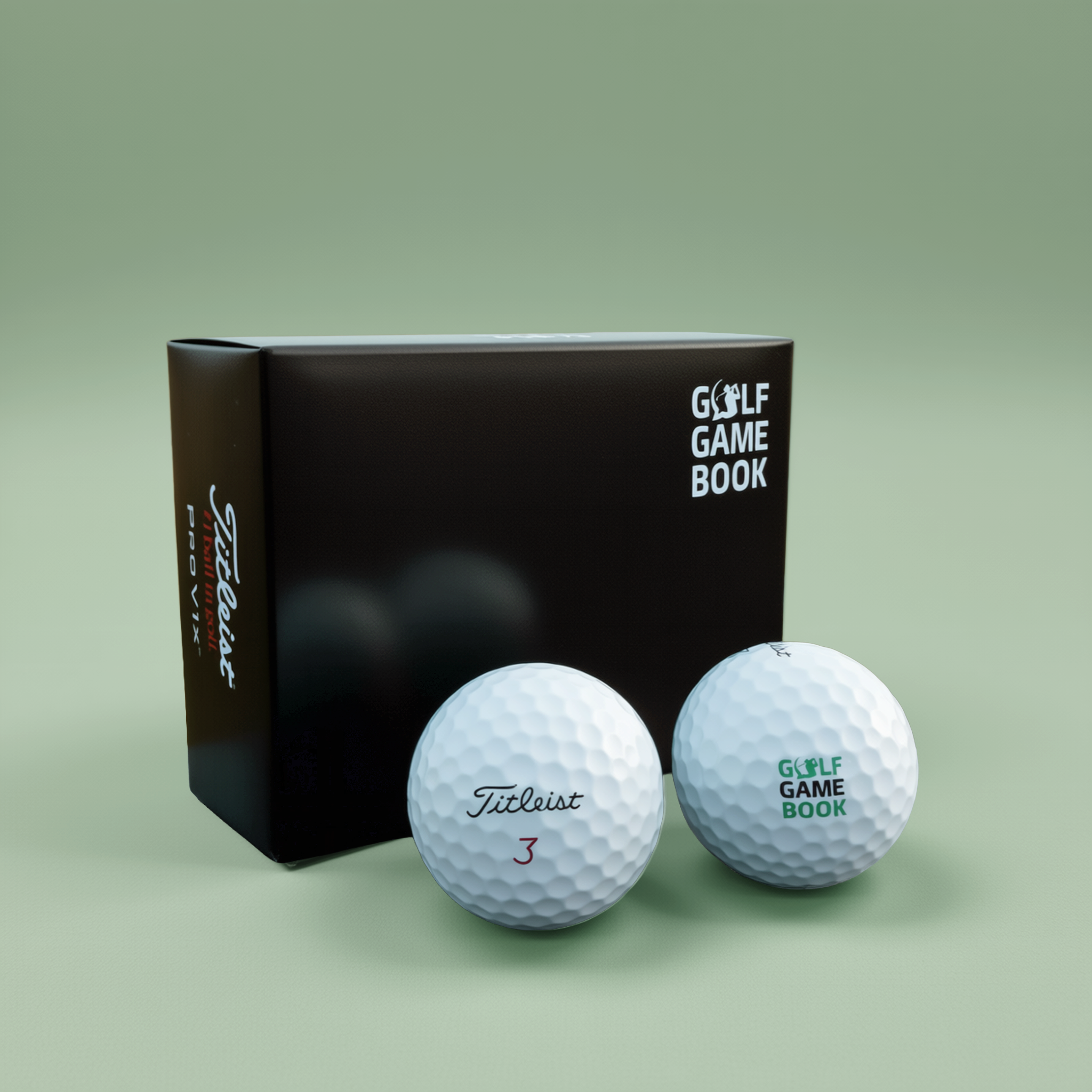 Golf GameBook Logo Balls (Titleist Pro V1)